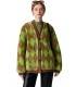 Får shearling kort retro cardigan