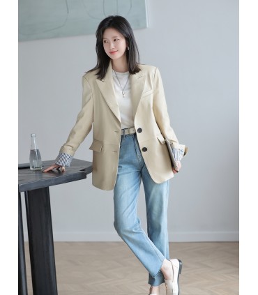 Jaket Jas Baru Wanita Kulit Domba 2023 