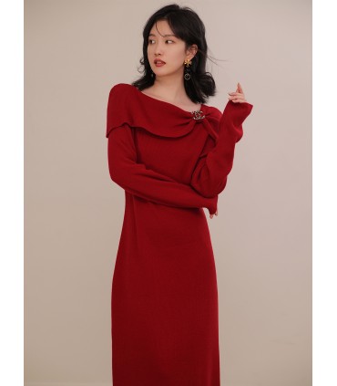 디자인 감각 스트레이트 스커트 여성 새 캐주얼 드레스 