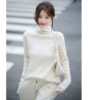 Minimalist Style Versatile Turtleneck Sweater Women's Inner Top