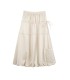 Bubble Embroidered Mushroom Skirt 