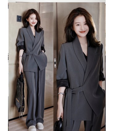 Celana garam setelan dua potong kelas atas 