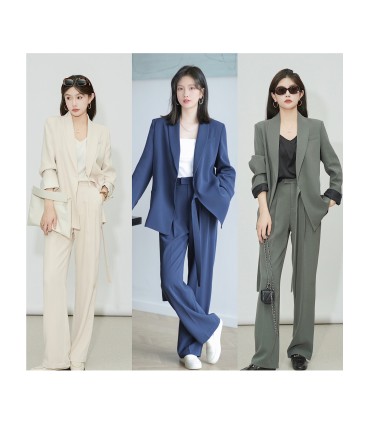 Celana garam setelan dua potong kelas atas 