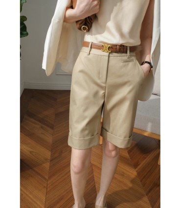 Pantaloncini dritti casual a cinque punte pantaloni medi