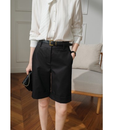 Pantaloncini dritti casual a cinque punte pantaloni medi