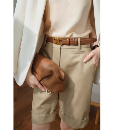 Lässige, gerade Shorts mit fünf Punkten, mittlere Hose