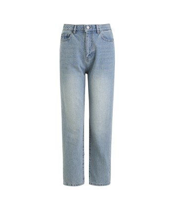 Distressed afslankende negenpuntsjeans 