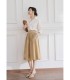 High-waisted slim A-line skirt umbrella skirt 