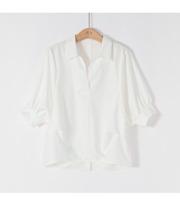 Loose fit short-sleeved shirt 