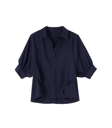 Chemise ample à manches courtes 