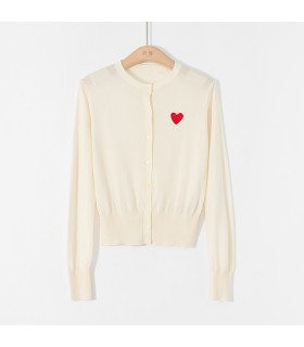 Knitted sun protection air conditioning cardigan