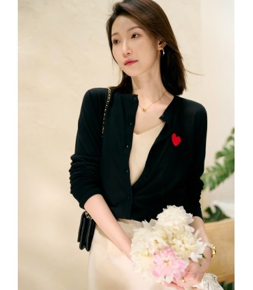 Knitted sun protection air conditioning cardigan