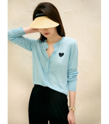 Knitted sun protection air conditioning cardigan