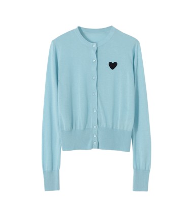 Cardigan climatizzato in maglia con protezione solare