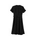 Chemise style coupe-vent haut de gamme, robe à manches courtes