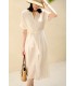 Chemise style coupe-vent haut de gamme, robe à manches courtes