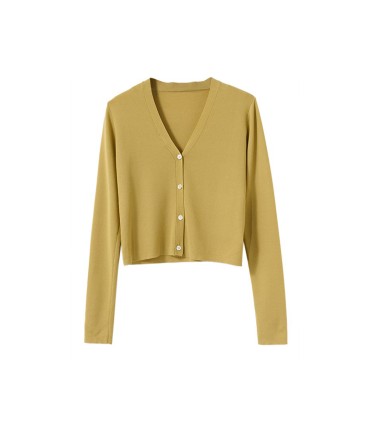 Komfortabel strikket air-condition cardiganjakke