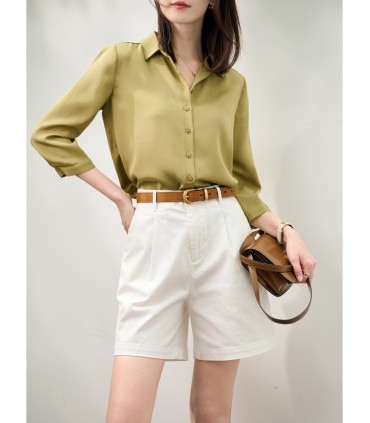 Quần áo bảo hộ lao động cotton mềm mại quần short ống rộng chữ A