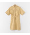 Waist tie shirt commuter dress 