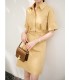 Waist tie shirt commuter dress 