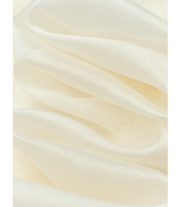 Chemise ample blanche protection solaire avec fausse poche 