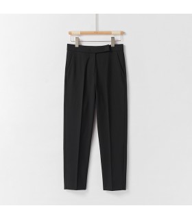 Pantaloni casual affusolati a nove punti per pendolari in misto