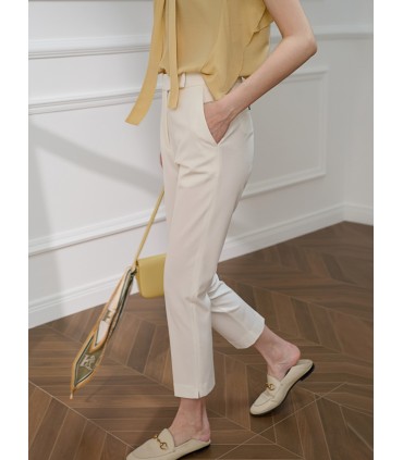 Karışık banliyö dokuz noktalı konik günlük pantolon