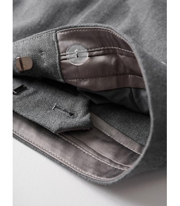 Pantalon décontracté fuselé à neuf points pour banlieue