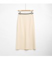 Hip-hugging H-shaped OL slit skirt