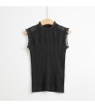 Cashmere silk vest knitted inner top 