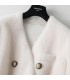 Women's Double Sheep Shearing Breasted Jacket