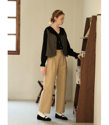 Pläd Classic Curved Pocket Layered Vest 