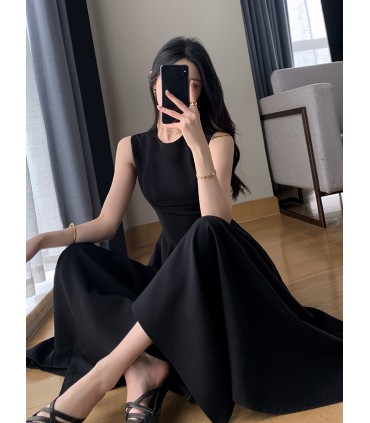 Jupe style Hepburn sans manches 