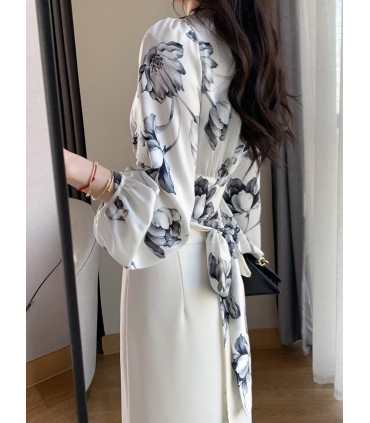 Design niche waist-cinching top 