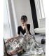 Váy dù lưng cao cạp cao