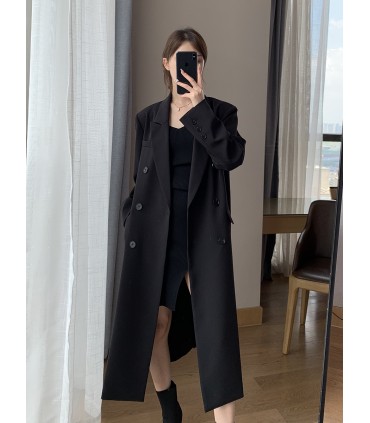 햅번 스타일 미드기장 코트 