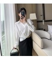 다용도 통근 긴팔 탑
