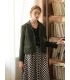 Delicate buckle short suit jacket 