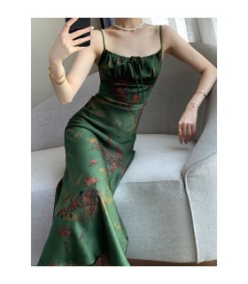 Üst düzey Royal Sister Saten Çiçekli Etek