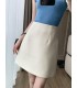 高腰百搭a字短裙子