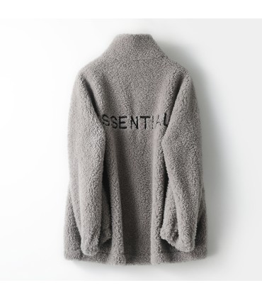 Sheep shearling casual jacket