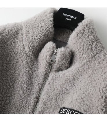 Sheep shearling casual jacket