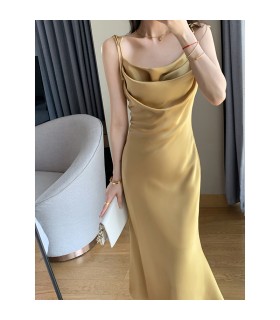 Gonna a sirena in raso Yujie