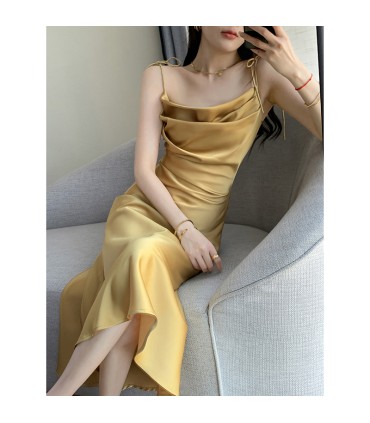 Yujie تنورة حورية البحر ساتان 