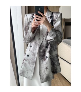 Long-sleeved high-end commuter thin small suit 