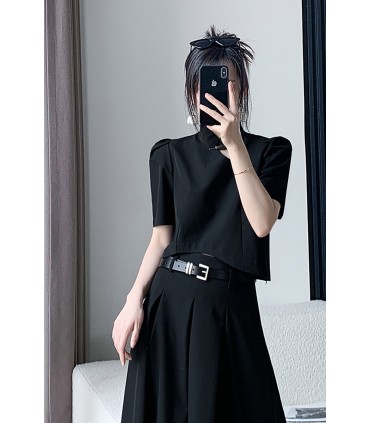 Novo top moderno estilo chinês 