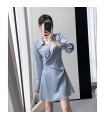 Jupe courte en imitation acétate style déesse à la taille
