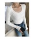 Fashionable Slim Fit Bottoming Top 