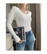 Fashionable Slim Fit Bottoming Top 