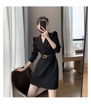 Jupe de tailleur à manches longues style déesse 